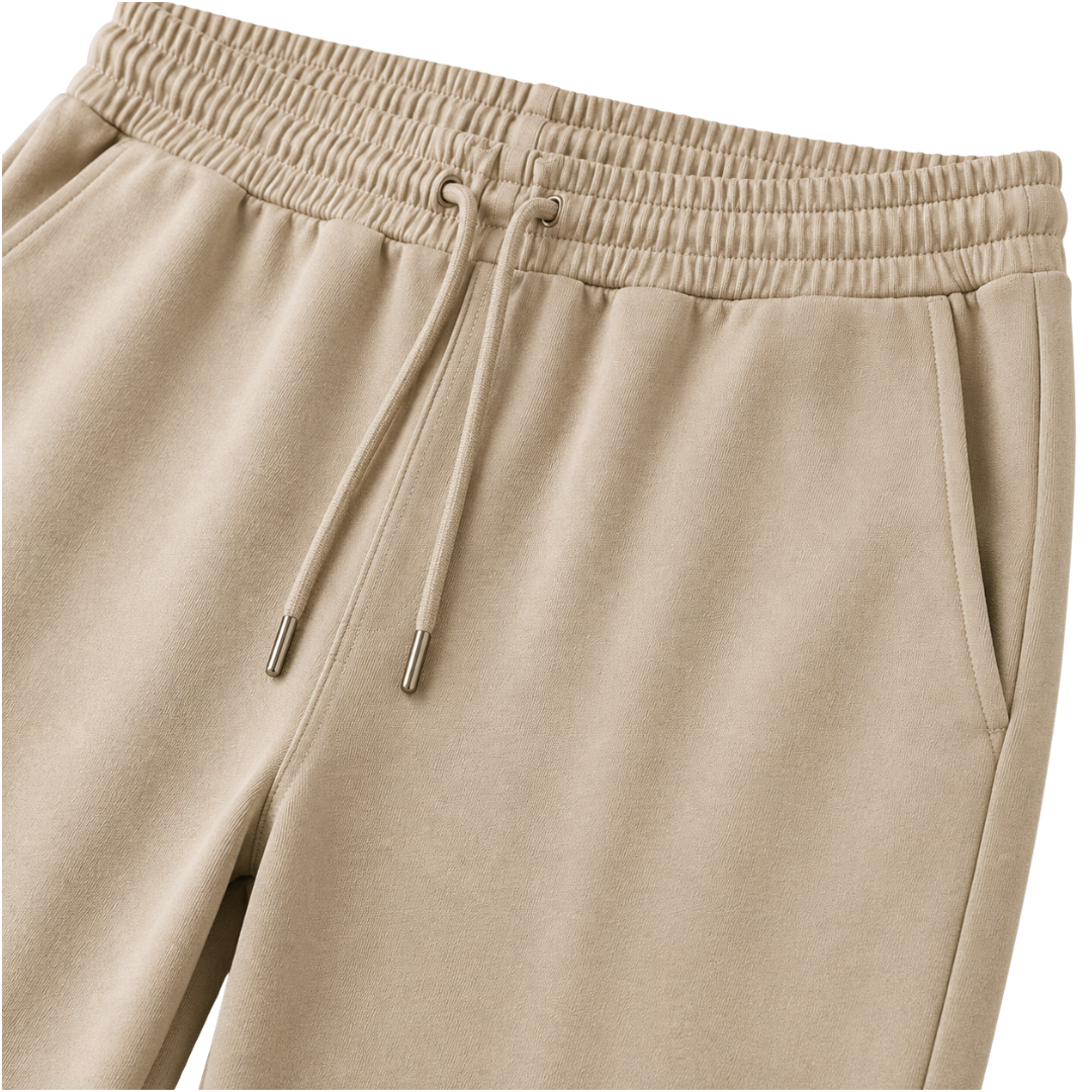 Premium Tapered Jogger Trousers – Beige | Westton Clower
