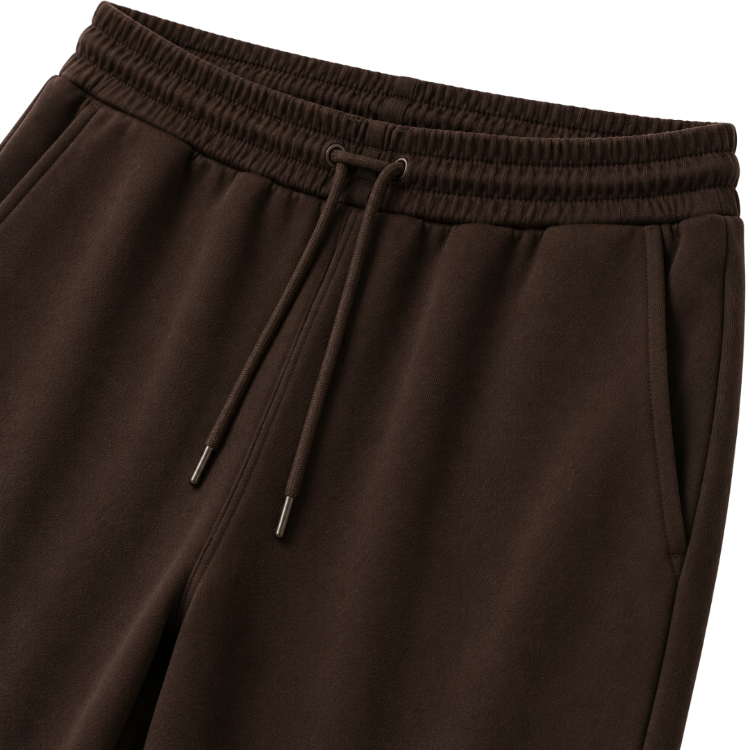 Premium Tapered Jogger Trousers – Dark Brown | Westton Clower