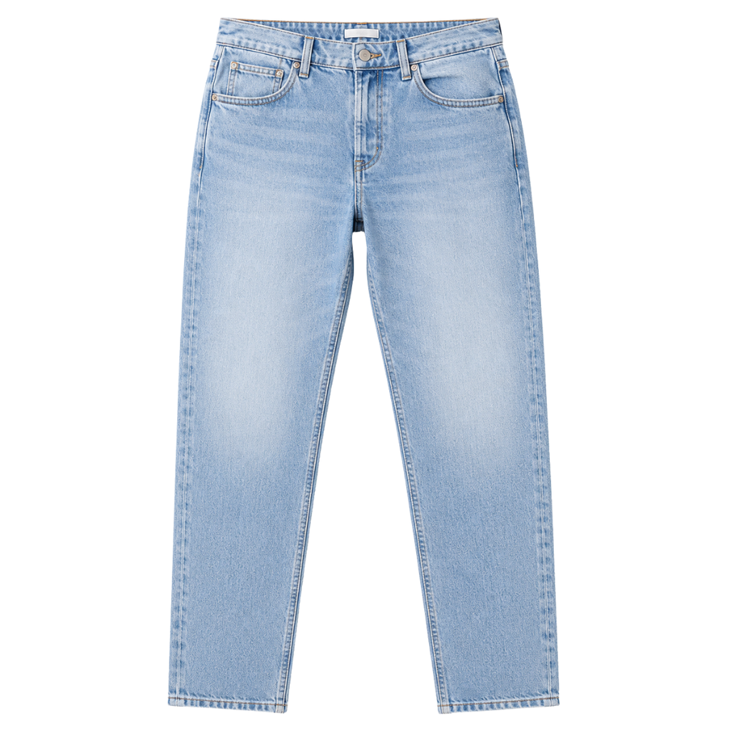 Premium Straight-Fit Jeans – Light Wash | Westton Clower