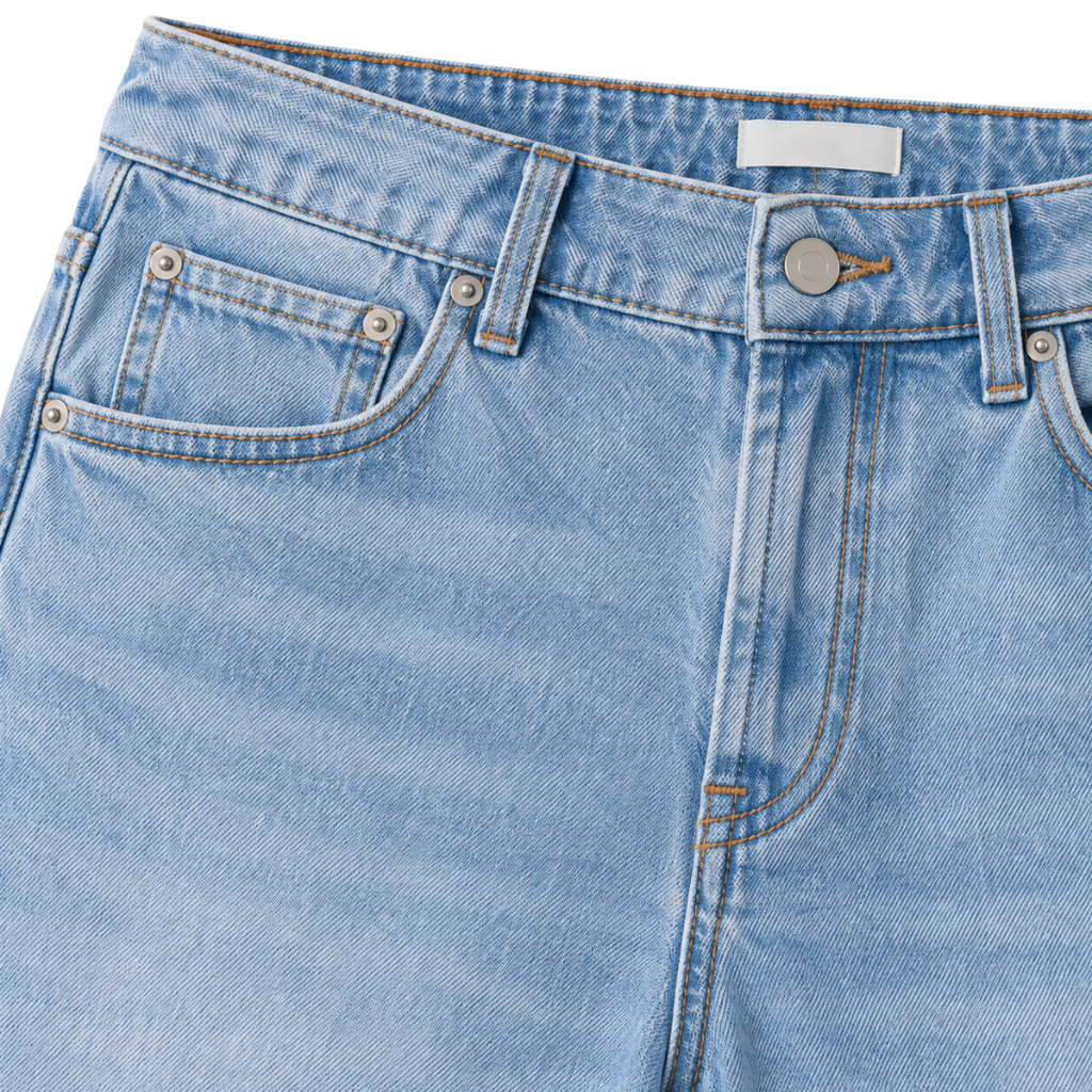 Premium Straight-Fit Jeans – Light Wash | Westton Clower