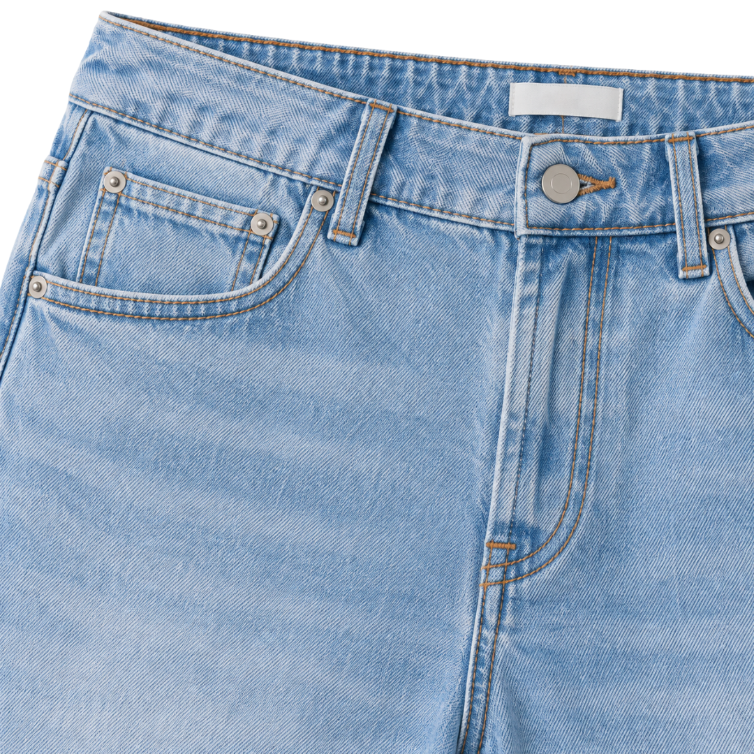 Premium Straight-Fit Jeans – Light Wash | Westton Clower