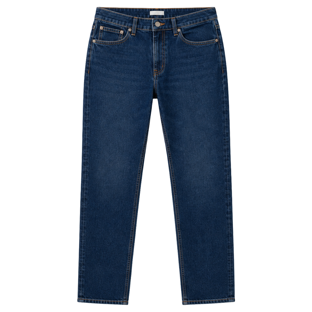 Premium Straight-Fit Jeans – Dark Indigo | Westton Clower