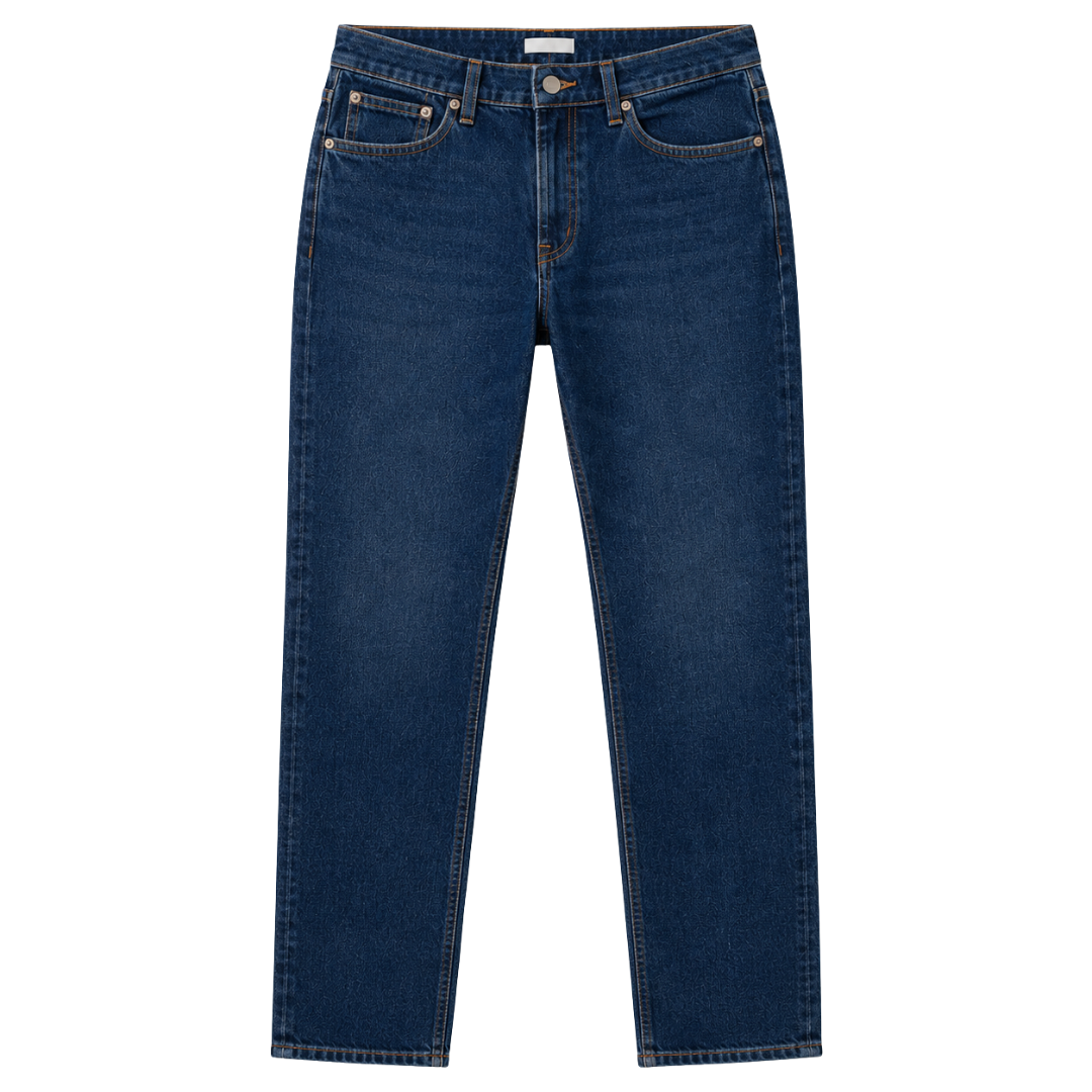 Premium Straight-Fit Jeans – Dark Indigo | Westton Clower